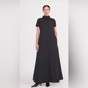 STAUD Ilana Maxi Dress (BLK, MED)